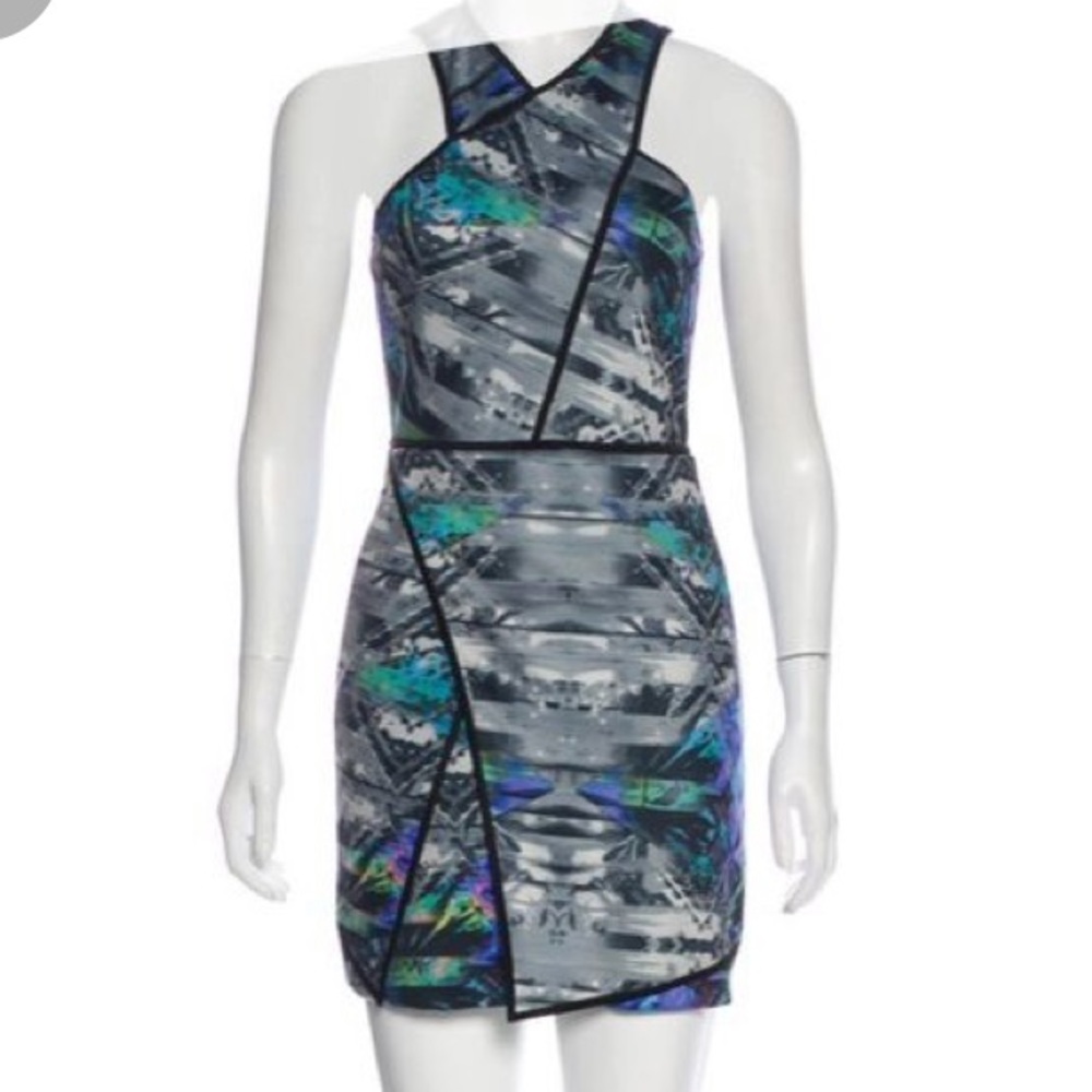 Parker geometric mini dress